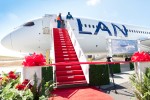 LAN's first Boeing 787-8 Dreamliner. (Photo by Dan King/NYCAviation)