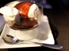 The classic hot fudge ice cream sundae.