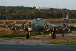 B-17 Flying Fortress at Norwood, Mass. (Photo by Rich Barnett)