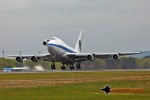 Pratt and Whitney 747SP test-bed, seen at BDL. 2012's VIP/Special aircraft photo winner. (Photo by Stephen Furst)