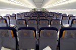 Lufthansa Boeing 747-8I Economy Class seats. (Photo by Cary Liao/NYCAviation)