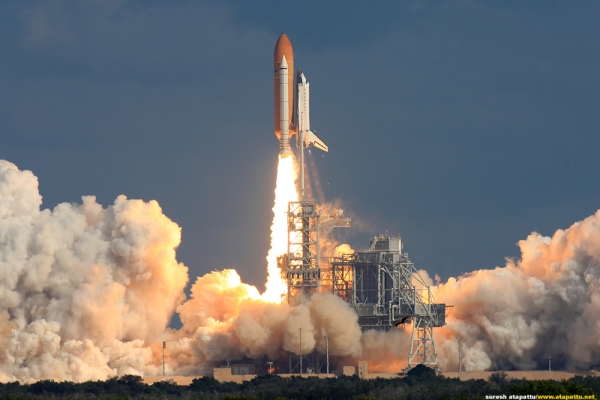 Space Shuttle Atlantis launch from pad 39A. (Photo by Suresh Atapattu)