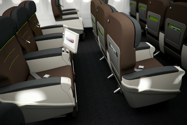 Comfort Class seats. (Photo courtesy of Turkish Airlines)