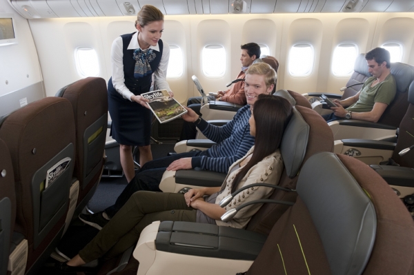 Comfort Class seats. (Photo courtesy of Turkish Airlines)