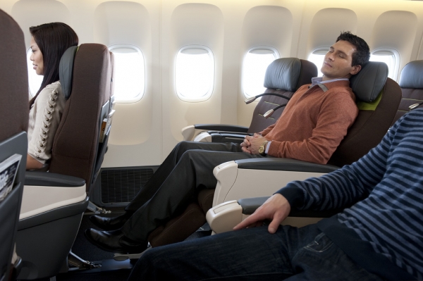 Comfort Class seats. (Photo courtesy of Turkish Airlines)