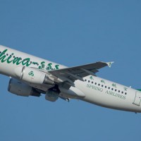 Spring Airlines A320 B-1951 takes off on its delivery flight from Tolouse. (Photograph by Christophe Ramos)