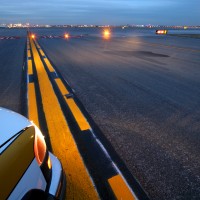 The "enhanced centerline" and other safeguards on taxiway Z short of runway 31L at JFK. How many safeguards do YOU see here? Leave a comment with your answer, I'll revisit the topic sometime soon.