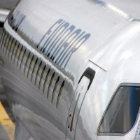 A Finnair E-170 in Helsinki prepares for departure to Brussels. (Photo by comedy nose)