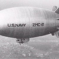 U.S. Navy's ZMC-2 metal skinned airship.
