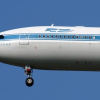 An Olympic A340 on final for JFK. Photo by Matt Molnar.