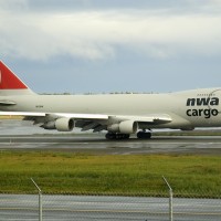 Only four more days remain to see Northwest Cargo 747-200F's. (Photo by Mark Lawrence)