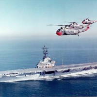 A Sikorsky SH-3A, similar to these, set a distance record on a transcon flight on this day in 1965.