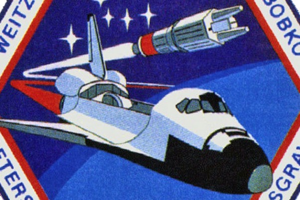 challenger-first-flight-patch Closeup of the Space Shuttle Challenger STS-6 patch.
