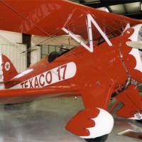 The speed ring is highly visible on this 1932 Waco biplane, used by Texaco. (Photo by RuthAS)