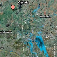 Saskatchewan crash map