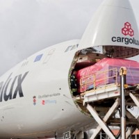 The first Boeing 747-8 Freighter for Cargolux. (Photo by Boeing)