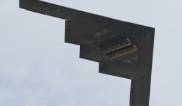 B-2 Spirit, one aircraft of which will not be seen in the 2012 airshow season. (Photo by Brandon Farris)