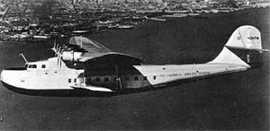 Martin M-130 flying boat, similar to the one operated by Pan Am that crashed in 1943.