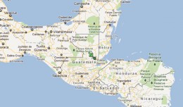 The helicopter went down in the village of Quebrada Seca, near Guatemala's border with Belize