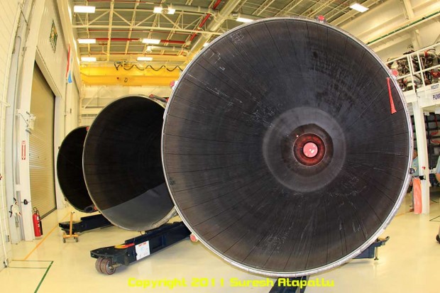 A real SSME exhaust that shows the effects of spaceflight. (Photo by Suresh A. Atapattu/WWW.ATAPATTU.NET)