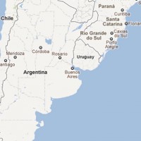 The plane went down in the Piedra Blanca area of Chiloe Island, part of an archipelago located off the coast of Chile in the Los Lagos Region