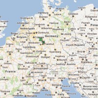 The crash occurred outside of Frankfurt, in Egelsbach, Germany