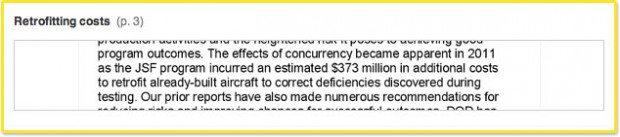 This leads to extra costs as already constructed planes have to be retrofitted: