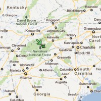 The plane went down in the southwestern corner of North Carolina
