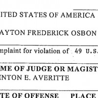 Federal Complaint against JetBlue Flight 191 pilot Clayton Osbon