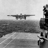 One of the 16 US Army Air Forces B-25 Mitchell bombers that took off from the USS Hornet for the Doolittle Raid. (Photo by US Navy)
