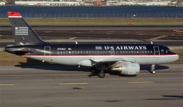 A US Airways Airbus A319 at LaGuardia Airport