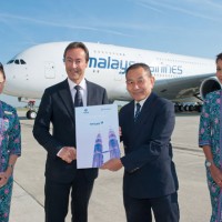 MAS Group takes delivery of its first Airbus A380, 9M-MNA. (Photo by Airbus/P. Pigeyre)