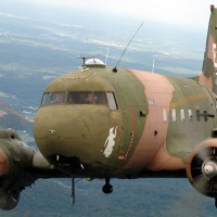Douglas AC-47 Spooky. (Photo by Fly-by-Owen, CC BY-SA, via Wikimedia Commons)