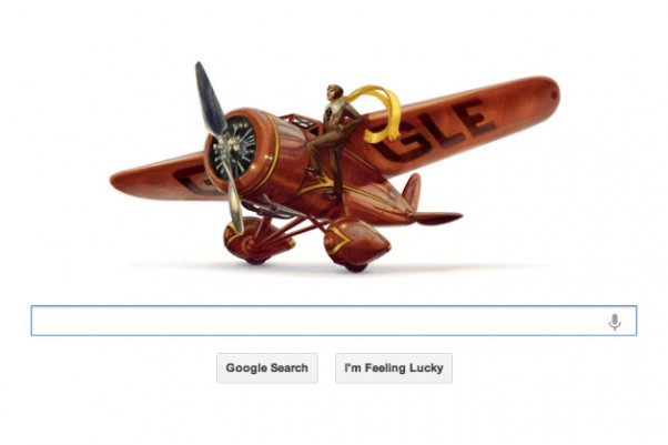 Amelia Earhart Google Doodle