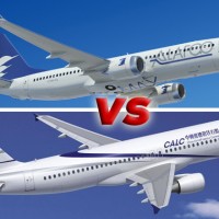 Boeing vs Airbus Farnborough