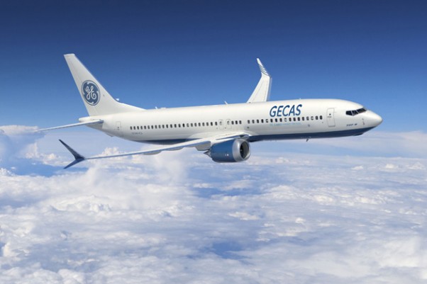 Boeing 737 MAX 8 wearing GECAS livery. (Image by Boeing)