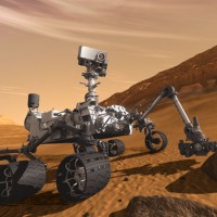 NASA's Mars Science Laboratory Curiosity rover. (Rendering by NASA)