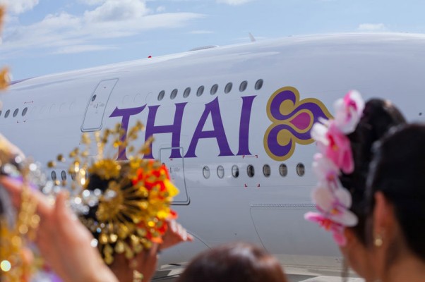 Thai Airways first Airbus A380. (Photo by Airbus)