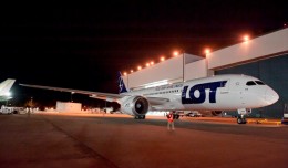 LOT Polish Airlines first Boeing 787-8 Dreamliner. (Photo by Boeing)