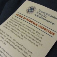 TSA baggage inspection notice. (Photo by lynn.gardner via Flickr, CC-BY-NC-SA)