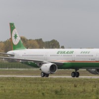 EVA Air takes delivery of its first Airbus A321. (Photo by Airbus)