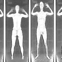 Filtered images from a backscatter body scanner. (Photo by TSA)
