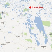 The Cessna 208 went down nearly 430 miles north of Winnipeg. (Map by NYCAviation/Google Maps)