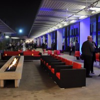 Inside the luxurious new passenger concourse at Long Beach Airport.