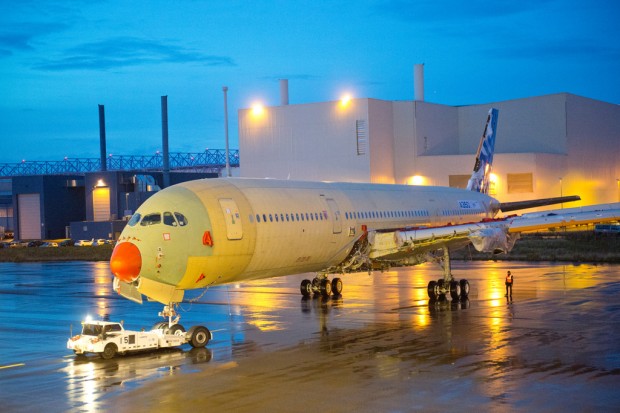 Airbus A350 XWB MSN-001. (Photo by P. Masclet/Airbus)