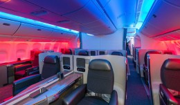 No more computer renderings: This is a real photo inside a real American Airlines Boeing 777-300ER. (Photo by PRNewsFoto/American Airlines)