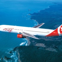 Air Canada Rouge Boeing 767-300ER. (Rendering by Air Canada rouge)