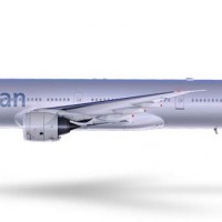 American Airlines new livery on a Boeing 777-300ER.