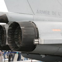 Tail section of a Dassault Rafale jet. (Photo by Georges Seguin via wikimedia, CC-BY-SA)
