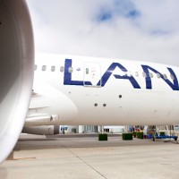 A LAN Airlines Boeing 787 Dreamliner. (Photo by Dan King/NYCAviation)